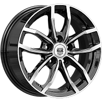 Литые диски Фрост (КС1048) 6.500xR15 5x112 DIA57.1 ET50 алмаз черный