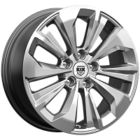 Литые диски Авиор (КС936) 7.000xR17 5x114.3 DIA67.1 ET45 брайт дарк платинум для KIA K3 Литые диски Авиор (КС936) 7.000xR17 5x114.3 DIA67.1 ET45 брайт дарк платинум для KIA K3