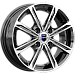 Флэш (КС710) 5.000xR13 4x108 DIA67.1 ET40 алмаз черный