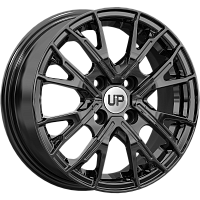 Литые диски Up127 (КС1088) 5.500xR14 4x100 DIA56.6 ET45 New Black для Toyota Corolla