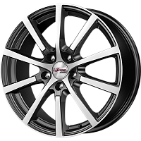 Литые диски Big Byz (КС680) 7.000xR17 5x108 DIA63.35 ET50 Блэк Джек для Renault Vel Satis