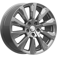 Литые диски АСТЕР (КЛ369) 8.000xR18 5x112 DIA66.6 ET43 графит для Volkswagen