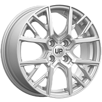 Литые диски Up124 (КС1104) 6.500xR16 4x114.3 DIA67.1 ET43 Silver Classic