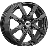 Литые диски Up122 (КС1092) 6.000xR15 4x108 DIA63.35 ET45 New Black для Ford Fiesta