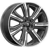 Литые диски Kleemann (КР1067) 8.500xR20 5x112 DIA57.1 ET34 Diamond Black Gris для Volkswagen Id.6 Crozz