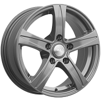 Литые диски SAKURA (КЛ146) 6.500xR15 5x108 DIA63.35 ET43 графит для Volvo S40