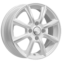 Литые диски МОНАКО (КЛ185) 5.500xR14 4x100 DIA67.1 ET38 алмаз-белый для Skoda Felicia