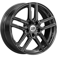 Литые диски Up113 (КС1018) 6.500xR16 5x100 DIA67.1 ET38 New Black для Volkswagen Polo Cross