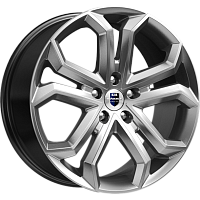 Литые диски Пандора (КС466) 8.500xR19 5x108 DIA67.1 ET45 дарк платинум для XCITE X-Cross 8