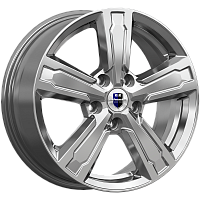 Литые диски Оклахома (КС998) 6.500xR16 5x114.3 DIA60.1 ET45 дарк платинум для Toyota Auris Touring Sports
