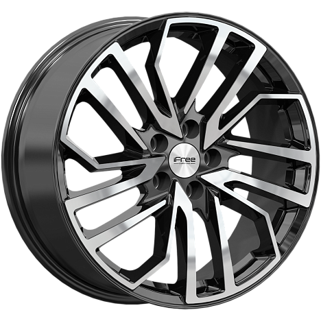 R-line (КС1235) 7.500xR18 5x114.3 DIA66.6 ET40 алмаз черный R-line (КС1235) 7.500xR18 5x114.3 DIA66.6 ET40 алмаз черный