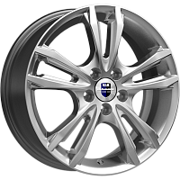 Литые диски Samara (КС866) 6.000xR16 5x100 DIA67.1 ET40 дарк платинум для Skoda Rapid