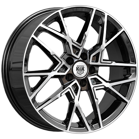 Вудроф (КС1044) 7.000xR18 5x114.3 DIA66.1 ET40 алмаз черный