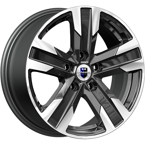 Висмут (КС1009) 7.000xR16 5x114.3 DIA66.1 ET35 алмаз черный Висмут (КС1009) 7.000xR16 5x114.3 DIA66.1 ET35 алмаз черный