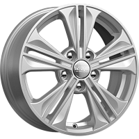 Литые диски КС778 (16_Creta) (КС778) 6.000xR16 5x114.3 DIA67.1 ET43 сильвер для Solaris Hc