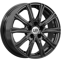 Литые диски Up123 (КС1095) 6.000xR15 5x112 DIA57.1 ET47 New Black для Volkswagen Golf