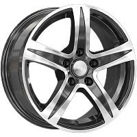 Литые диски SAKURA (КЛ146) 6.500xR15 5x114.3 DIA66.1 ET40 алмаз