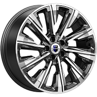 Литые диски Галего (КС1039) 7.500xR19 5x108 DIA67.1 ET45 алмаз черный для Volvo Xc60