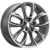 Литые диски КР001 (18_Karoq) (КР001) 7.000xR18 5x112 DIA57.1 ET45 Diamond gloss graphite для Audi Q2