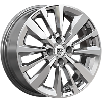 Литые диски Эрман (КС997) 6.500xR16 4x100 DIA67.1 ET45 дарк платинум