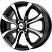 Дайс (КС696) 6.000xR15 4x114.3 DIA67.1 ET45 Блэк Джек