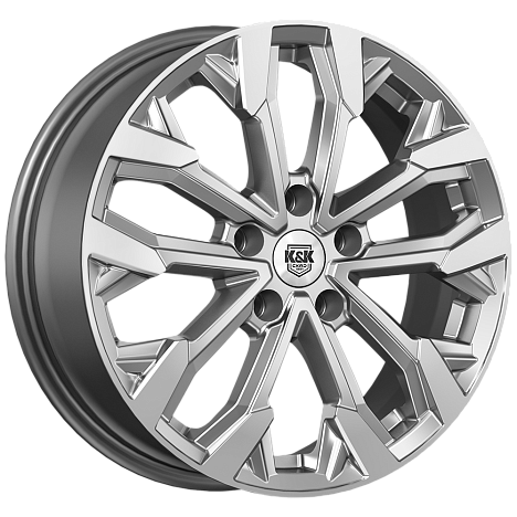 Морейн (КС1046) 6.500xR17 5x112 DIA66.6 ET38 дарк платинум Морейн (КС1046) 6.500xR17 5x112 DIA66.6 ET38 дарк платинум