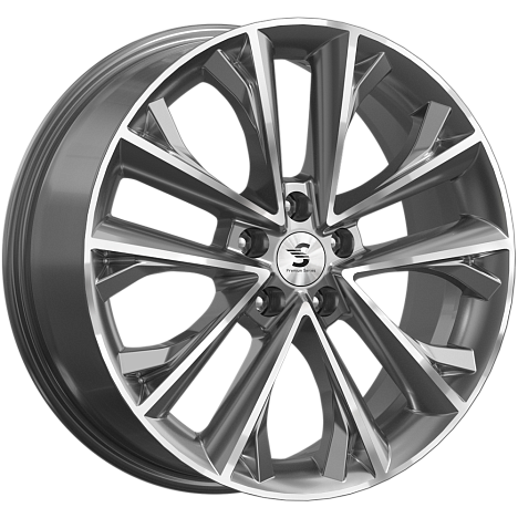 КР012 (18_Forester) (КР012) 7.000xR18 5x114.3 DIA56.1 ET48 Diamond gloss graphite