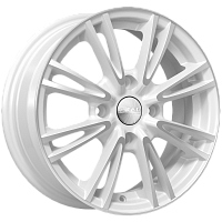 Литые диски ПАНТЕРА (КЛ129) 5.500xR14 4x100 DIA67.1 ET39 алмаз-белый