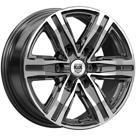 R8 (КС1174) 7.500xR17 6x139.7 DIA106.1 ET30 алмаз черный