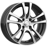 Литые диски ДЕЛИ (КЛ300) 6.000xR15 4x100 DIA54.1 ET48 алмаз для Hyundai I20
