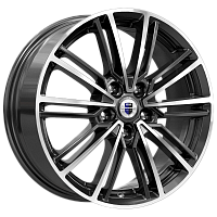 Литые диски Эрфурт (КС898) 7.000xR17 5x114.3 DIA67.1 ET45 алмаз черный для Belgee