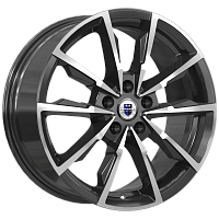 Литые диски Меренге (КС902) 7.500xR17 5x114.3 DIA67.1 ET45 алмаз черный для Acura