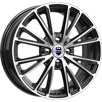 Литые диски Меандр (КС879) 6.000xR16 4x108 DIA63.35 ET47.5 алмаз черный SK для Ford Fusion