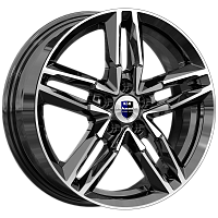 Литые диски Sayan-оригинал (КС731М) (КС731М) 6.000xR16 5x112 DIA57.1 ET50 алмаз черный для SEAT Leon