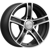 Литые диски ТРОФИ (КЛ152) 6.500xR15 5x139.7 DIA98.5 ET40 Алмаз бархат новый для Lada Niva