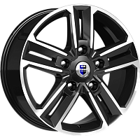 Литые диски Backfire (КС763М) 8.000xR18 5x120 DIA67.1 ET45 алмаз черный для Volkswagen Transporter Kasten