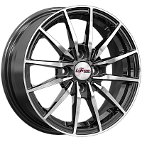 Литые диски Финчер (КС1119) 5.500xR14 4x100 DIA60.1 ET43 Блэк Джек для Renault Symbol