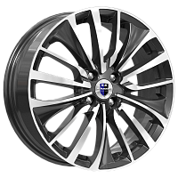 Литые диски Flanker (КС905) 6.500xR17 4x100 DIA60.1 ET43 алмаз черный Литые диски Flanker (КС905) 6.500xR17 4x100 DIA60.1 ET43 алмаз черный