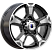 Атлант (КС757) 7.000xR16 5x139.7 DIA108.5 ET35 алмаз черный