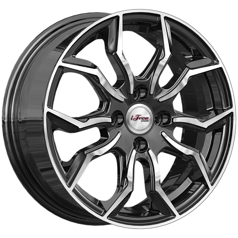 Бохо (КС1037) 6.000xR15 4x100 DIA60.1 ET37 Блэк Джек Бохо (КС1037) 6.000xR15 4x100 DIA60.1 ET37 Блэк Джек
