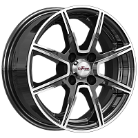 Литые диски Майами лайт (КС1029) 5.500xR14 4x100 DIA60.1 ET40 Блэк Джек для Nissan Note