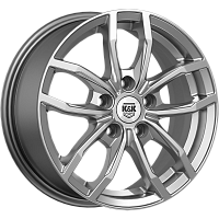 Литые диски Фрост (КС1048) 6.500xR15 5x114.3 DIA67.1 ET42 дарк платинум для Daewoo Leganza Литые диски Фрост (КС1048) 6.500xR15 5x114.3 DIA67.1 ET42 дарк платинум для Daewoo Leganza