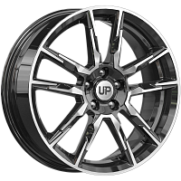 Литые диски Up107 (КС993) 6.500xR17 5x100 DIA54.1 ET45 New Diamond для Toyota Opa