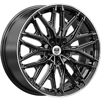 Литые диски Клермон (КС1156) 8.000xR19 5x120 DIA72.6 ET32 черный бриллиант