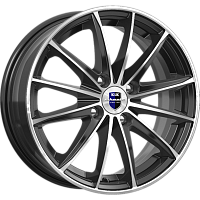 Литые диски Пойнт Бланк (КС884) 6.000xR15 4x100 DIA67.1 ET40 алмаз черный SK для Suzuki Baleno