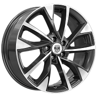 Литые диски Роквуд (КС900) 7.000xR17 5x114.3 DIA66.6 ET37 алмаз черный для Toyota Rush Литые диски Роквуд (КС900) 7.000xR17 5x114.3 DIA66.6 ET37 алмаз черный для Toyota Rush