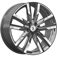 Литые диски КР014 (20_Jetour T2) (КР014) 8.000xR20 5x108 DIA60.1 ET39 Diamond gloss graphite для Jetour T2