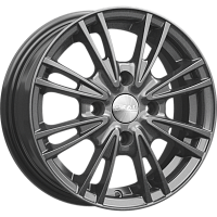 Литые диски ПАНТЕРА (КЛ129) 5.500xR14 4x100 DIA67.1 ET39 графит для Chery Amulet