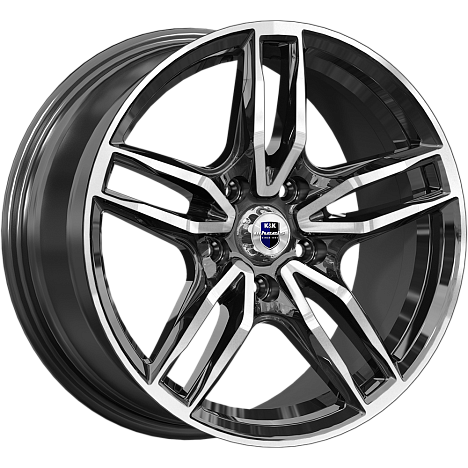 Бартон (КС1110) 8.000xR17 5x114.3 DIA67.1 ET43 алмаз черный