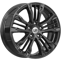 Литые диски Up106 (КС991) 7.000xR17 5x114.3 DIA67.1 ET45 New Black для Solaris Hc